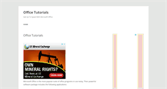 Desktop Screenshot of office-tutorials.com
