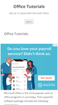 Mobile Screenshot of office-tutorials.com